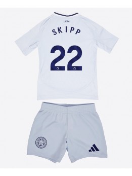 Leicester City Oliver Skipp #22 Replika Tredje Kläder Barn 2024-25 Kortärmad (+ byxor)